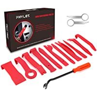 PHYLES 14PCS Herramienta de Desmontaje- Coche Herramientas Kit para Desmontar el Salpicadero Radio Coche Panel Frontal…